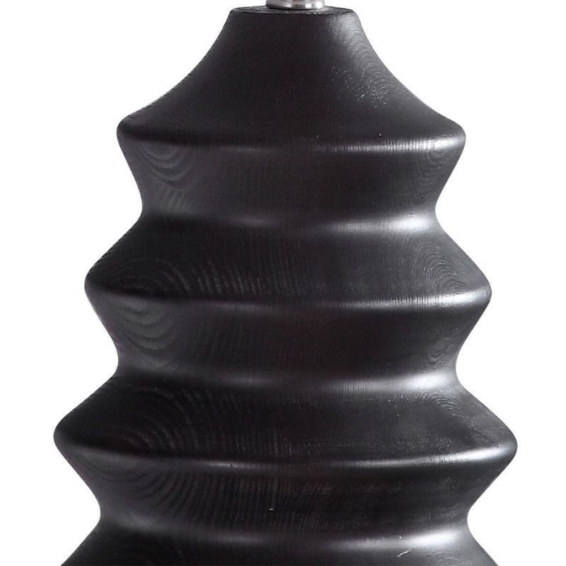 Uttermost 28288-1 One Light Table Lamp, Rustic Black