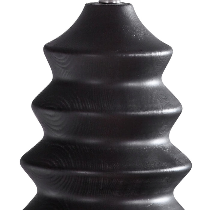 Uttermost 28288-1 One Light Table Lamp, Rustic Black