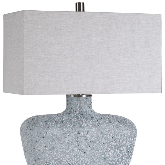 Uttermost 28295-1 One Light Table Lamp, Brushed Nickel