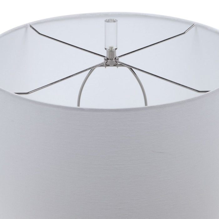 Uttermost 28330 One Light Table Lamp, Polished Nickel