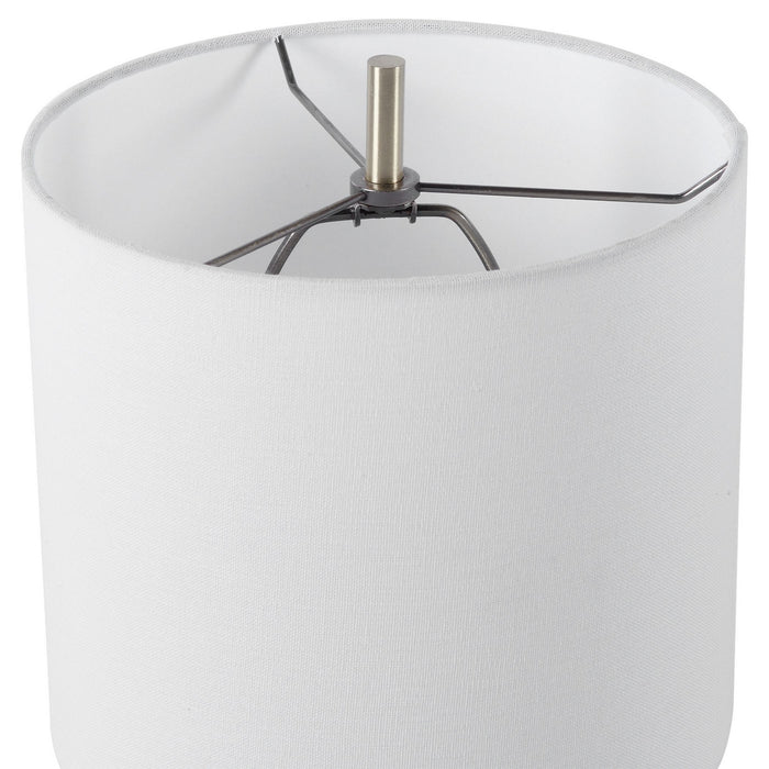 Uttermost 28332-1 One Light Table Lamp, Brushed Light Brass