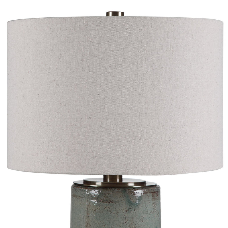 Uttermost 28333 One Light Table Lamp, Brushed Nickel