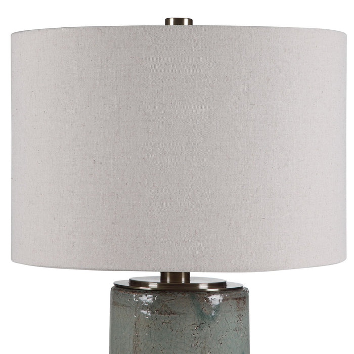 Uttermost 28333 One Light Table Lamp, Brushed Nickel