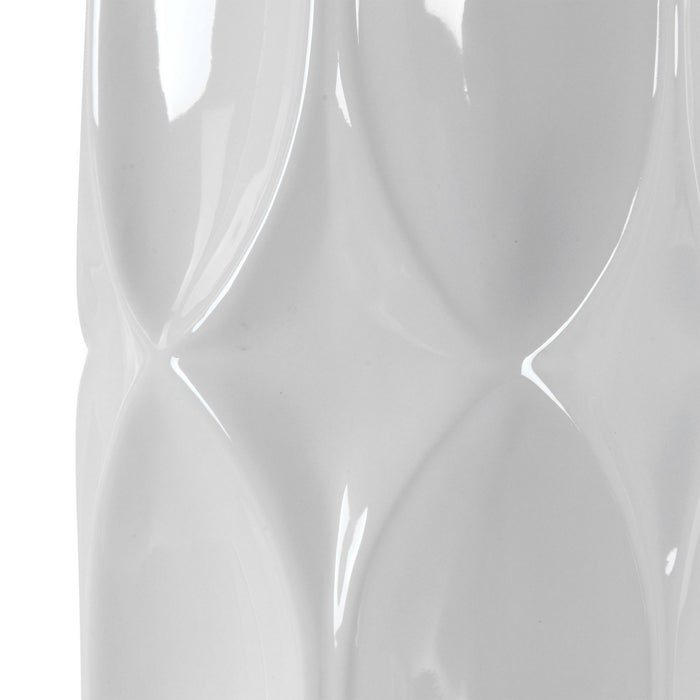 Uttermost 28342-1 One Light Table Lamp, Brushed Nickel
