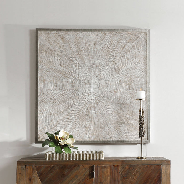 Uttermost 32276 Abstract Art, Antique Silver
