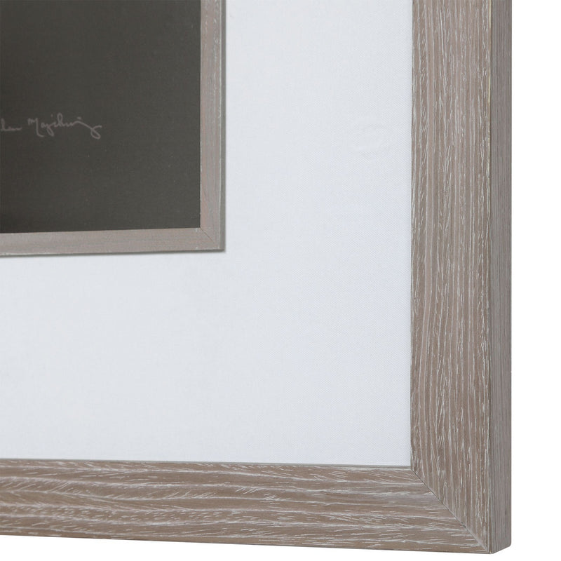 Uttermost 33711 Framed Print, Driftwood Look