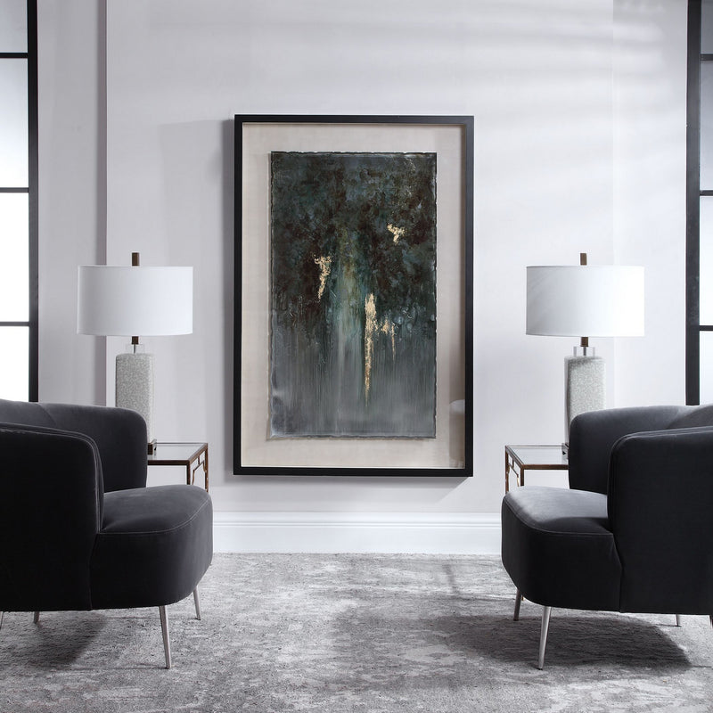 Uttermost 35369 Abstract Art, Matte Black