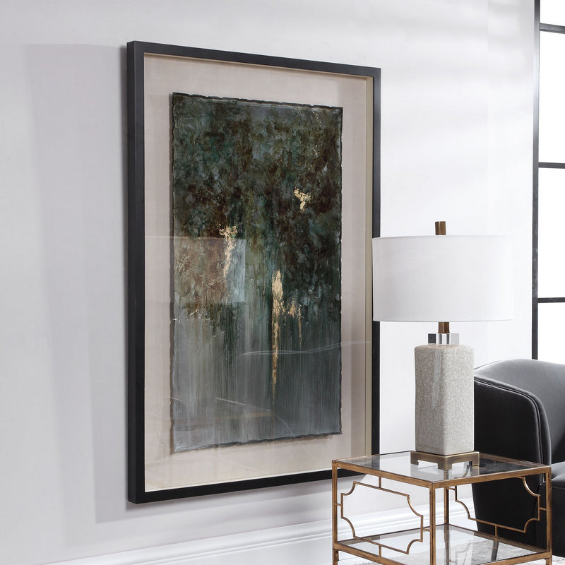 Uttermost 35369 Abstract Art, Matte Black