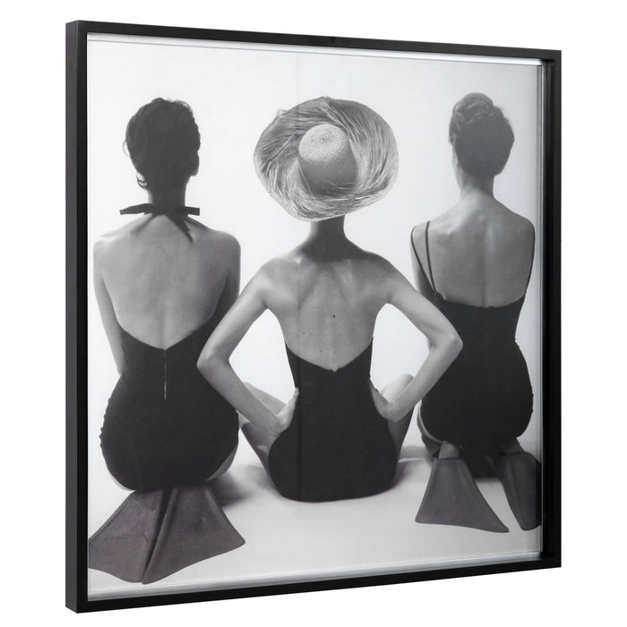 Uttermost 41604 Fashion Print, Matte Black