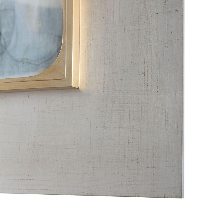 Uttermost 41613 Abstract Prints, S/2, Silver Leaf