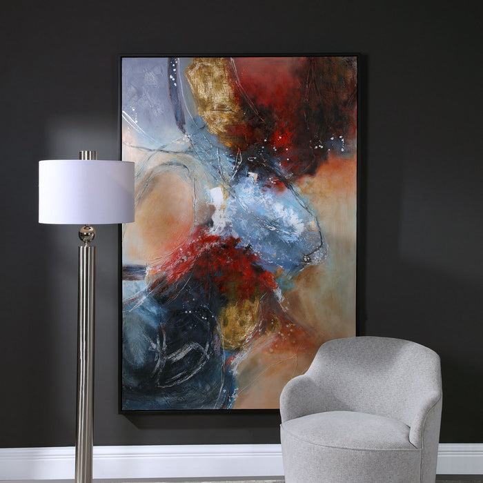 Uttermost 51306 Abstract Art, Matte Black