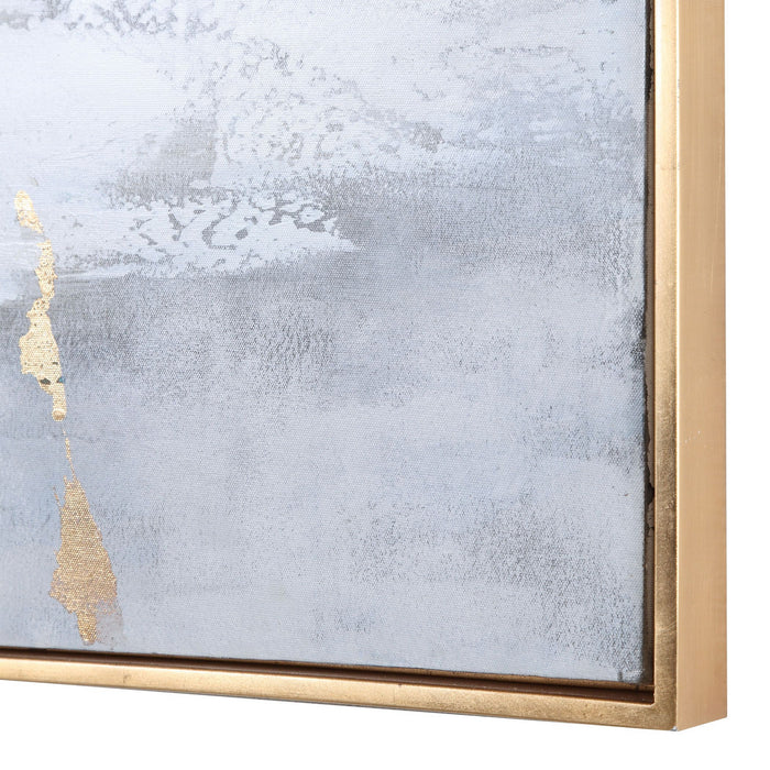 Uttermost 51307 Abstract Art, Antique Gold Leaf
