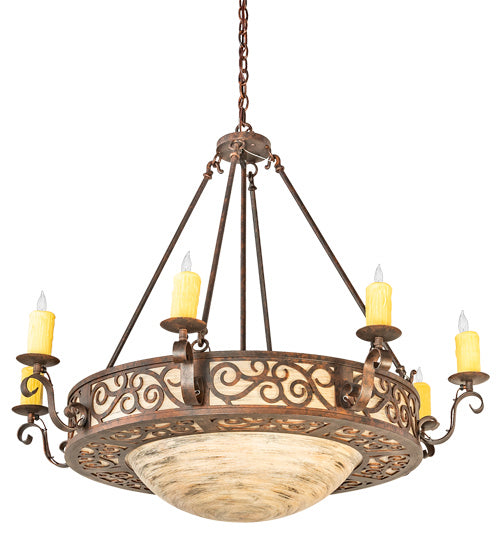 Meyda Tiffany 187026 LED Chandelier, Cajun Spice