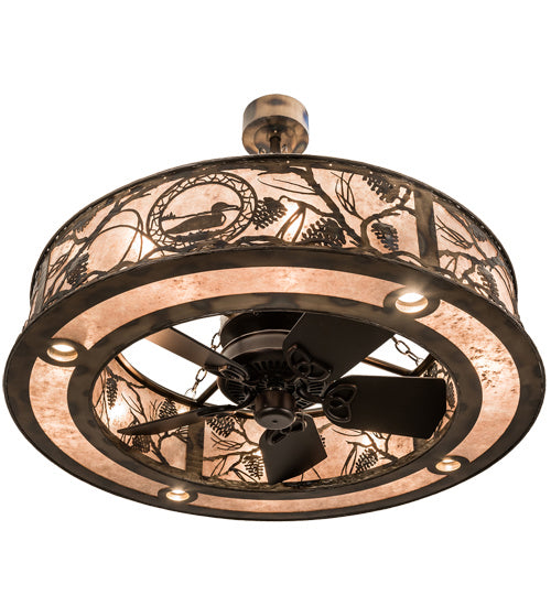 Meyda Tiffany 193177 16 Light Chandel-Air, Antique Copper