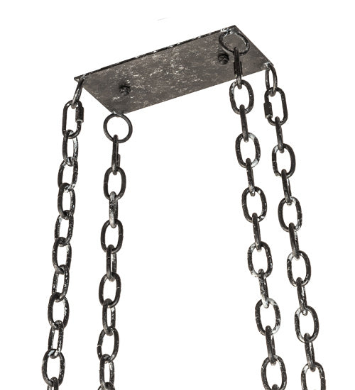 Meyda Tiffany 193623 38"Pot Rack, Smoke