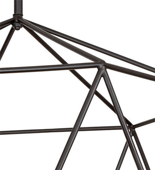 Meyda Tiffany 194724 Seven Light Pendant, Oil Rubbed Bronze And Nickel
