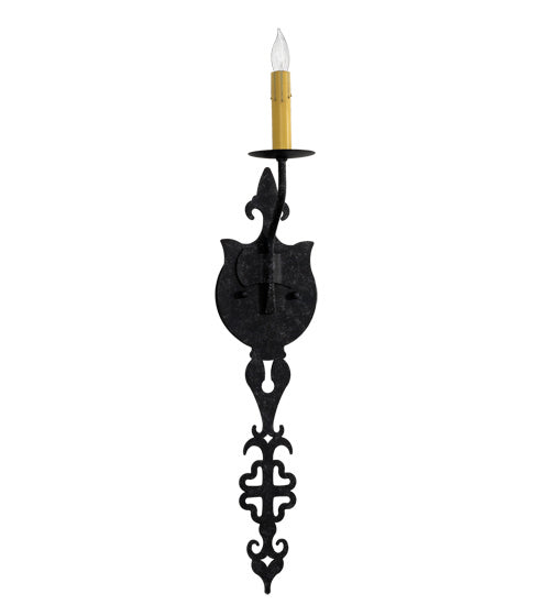 Meyda Tiffany 203928 One Light Wall Sconce, Gunmetal