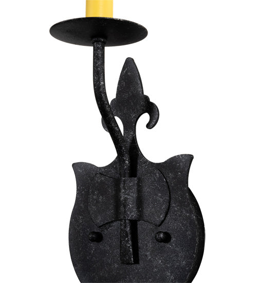 Meyda Tiffany 203928 One Light Wall Sconce, Gunmetal
