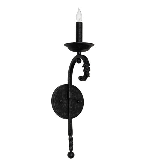 Meyda Tiffany 203933 One Light Wall Sconce, Gunmetal