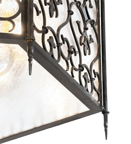 Meyda Tiffany 214179 12 Light Pendant, Hand Rubbed Iron