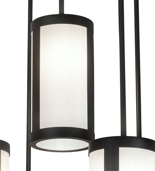 Meyda Tiffany 215598 Nine Light Chandelier, Wrought Iron