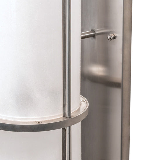 Meyda Tiffany 217317 LED Wall Sconce, Brushed Stainless Steel