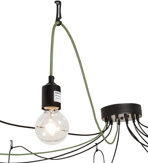 Meyda Tiffany 218827 LED Pendant, Solar Black