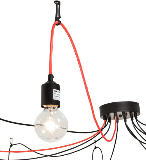 Meyda Tiffany 218832 LED Pendant, Solar Black