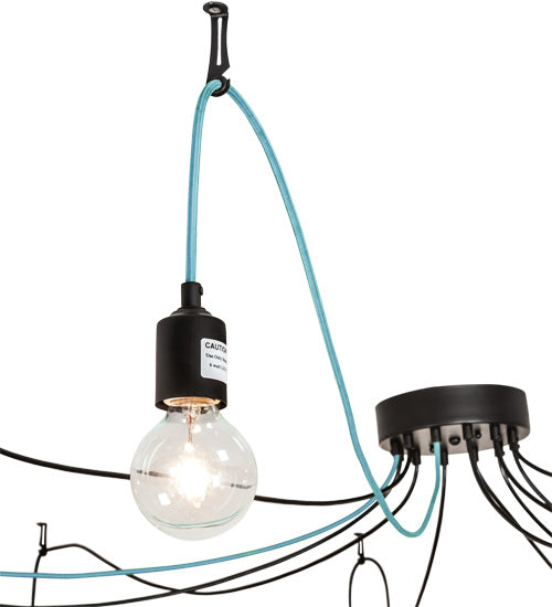Meyda Tiffany 218833 LED Pendant, Solar Black