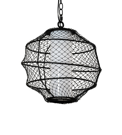 Meyda Tiffany 218943 LED Pendant, Solar Black
