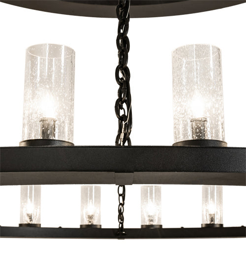 Meyda Tiffany 221385 48 Light Chandelier, Textured Black