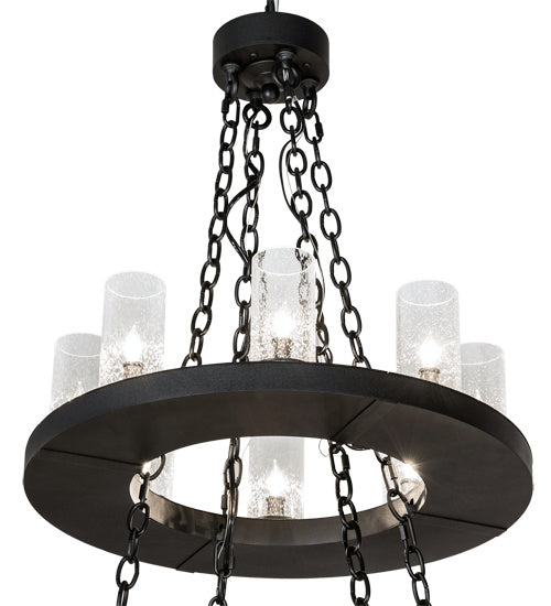 Meyda Tiffany 221404 20 Light Chandelier, Textured Black