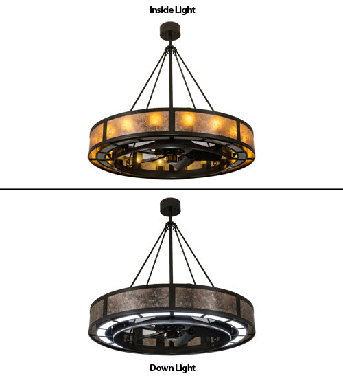 Meyda Tiffany 222207 LED Chandel-Air, Timeless Bronze