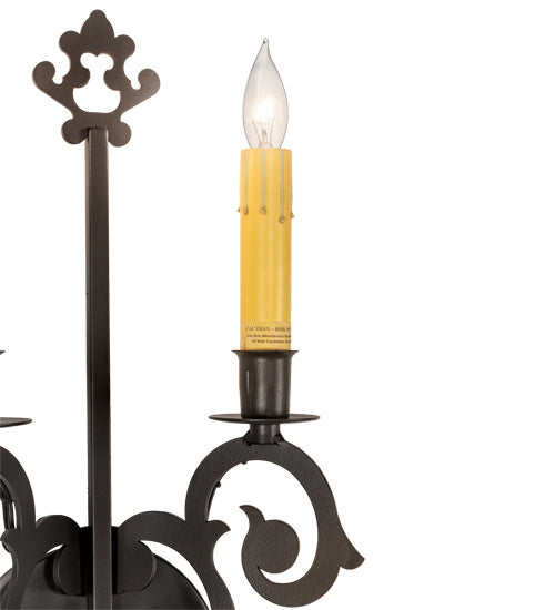 Meyda Tiffany 223053 Two Light Wall Sconce, Blackwash