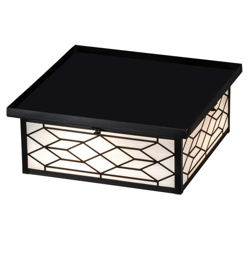 Meyda Tiffany 224238 Two Light Flushmount, Craftsman Brown