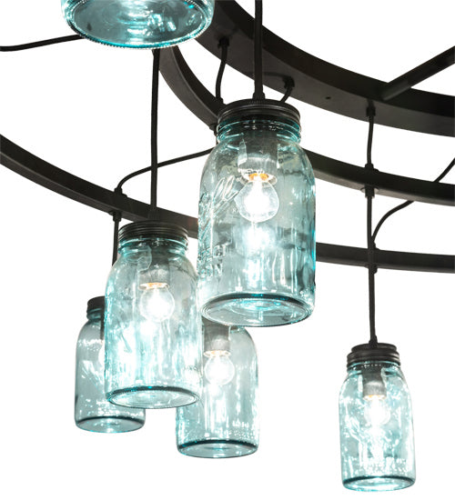 Meyda Tiffany 224641 24 Light Chandelier, Textured Black