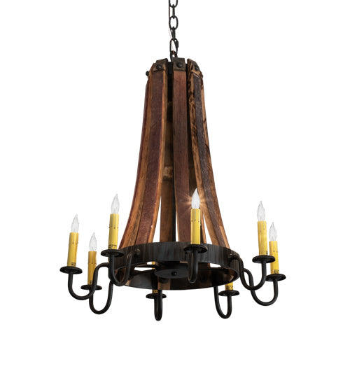 Meyda Tiffany 224987 Eight Light Chandelier, Oil Rubbed Bronze