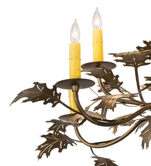 Meyda Tiffany 225725 Nine Light Chandelier, Antique Copper