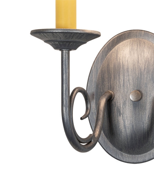 Meyda Tiffany 226107 Two Light Wall Sconce, Antique Iron Ore