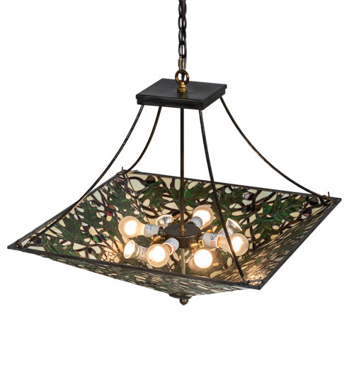 Meyda Tiffany 226111 Eight Light Pendant, Light Burnished Antique Copper