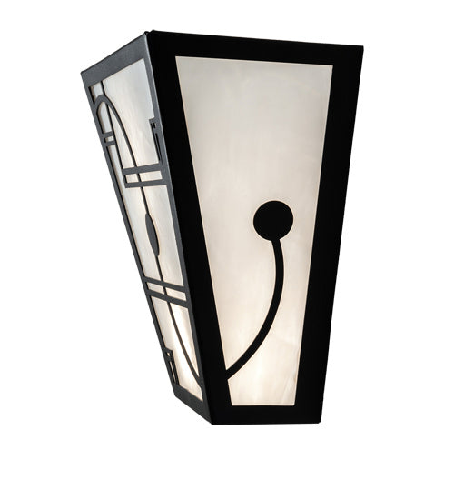 Meyda Tiffany 227453 Two Light Wall Sconce, Textured Black