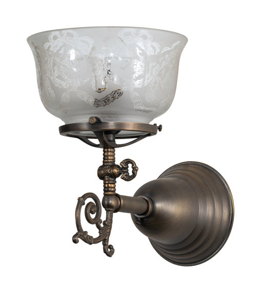 Meyda Tiffany 36615 One Light Wall Sconce, Antique Brass