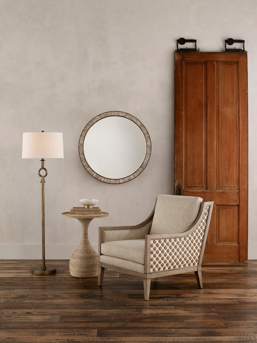 Currey and Company 1000-0070 Mirror, Chiseled Horn/Natural/Mirror