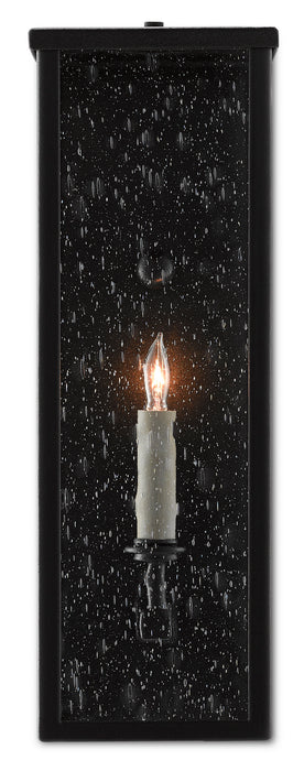 Currey and Company 5500-0037 One Light Wall Sconce, Midnight