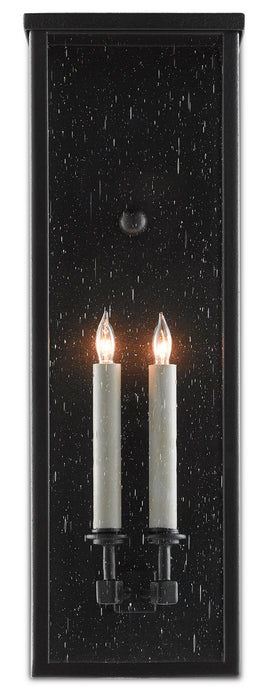 Currey and Company 5500-0038 Two Light Wall Sconce, Midnight
