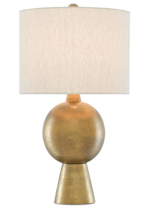 Currey and Company 6000-0535 One Light Table Lamp, Antique Brass