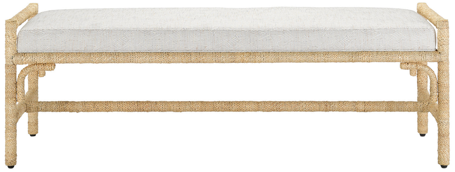 Currey and Company 7000-1172 Bench, Natural