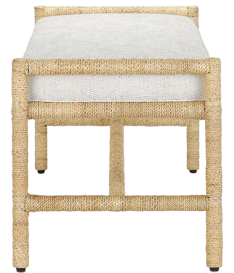 Currey and Company 7000-1172 Bench, Natural
