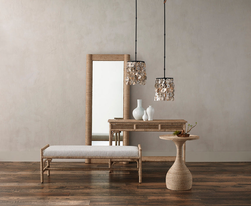 Currey and Company 7000-1172 Bench, Natural