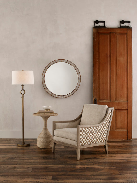 Currey and Company 8000-0077 One Light Floor Lamp, Antique Brass